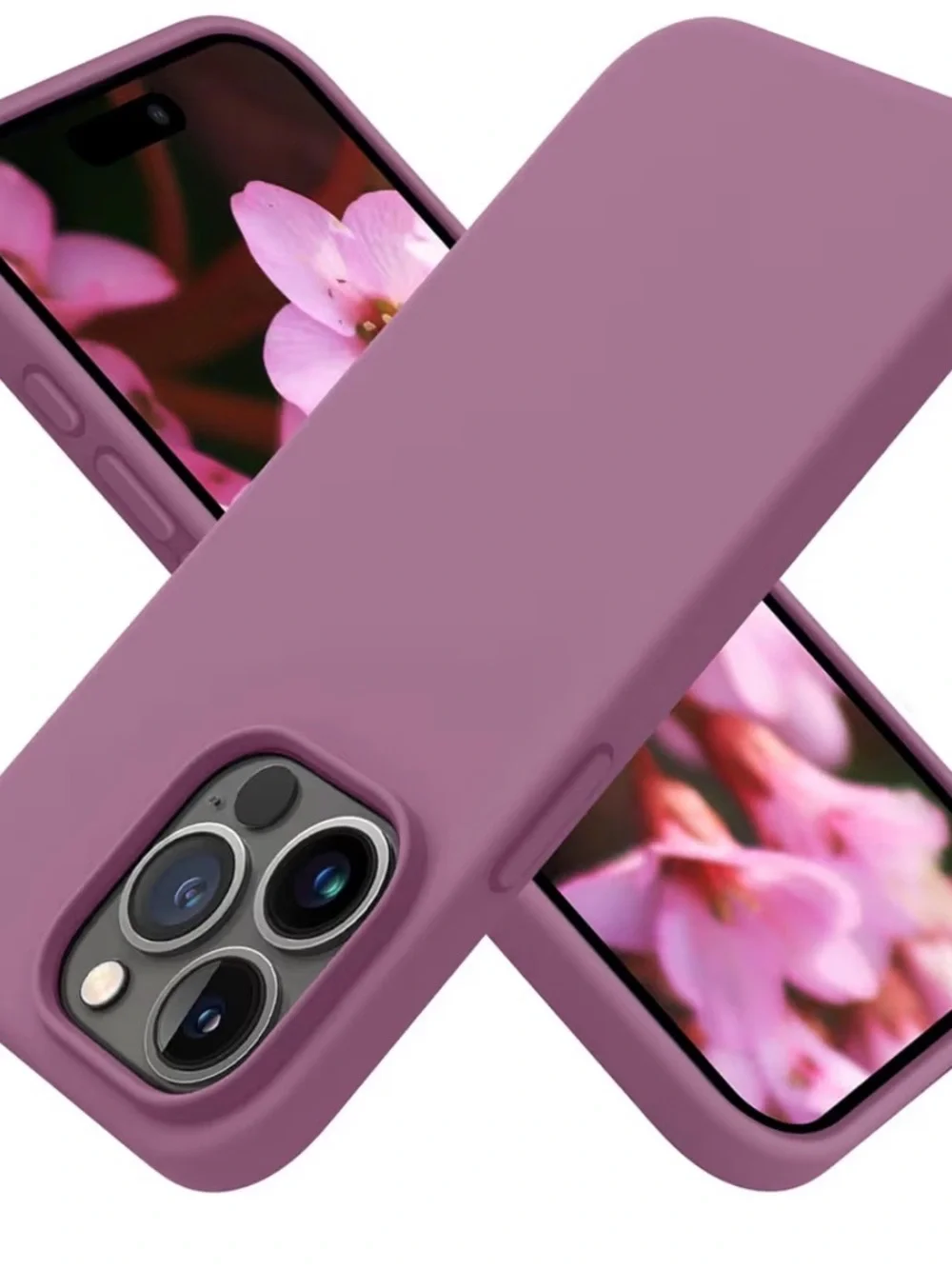 OTOFLY iPhone 15 Pro Case Silicone Shockproof Slim Thin Phone Case